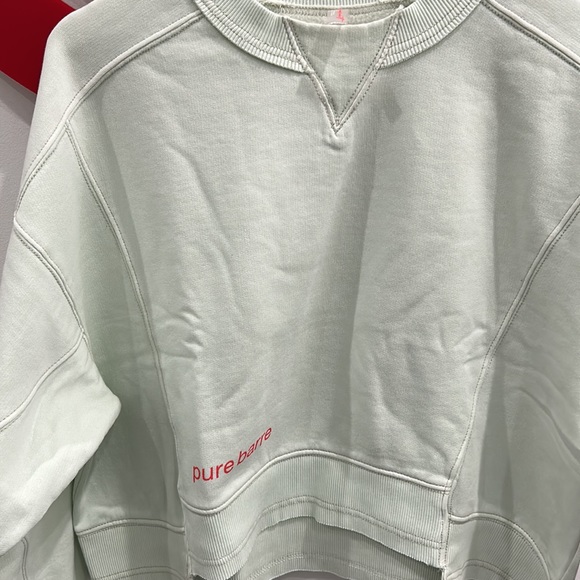 Brand New Free People/Pure Barre Pullover - Aqua Glass - Picture 2 of 4